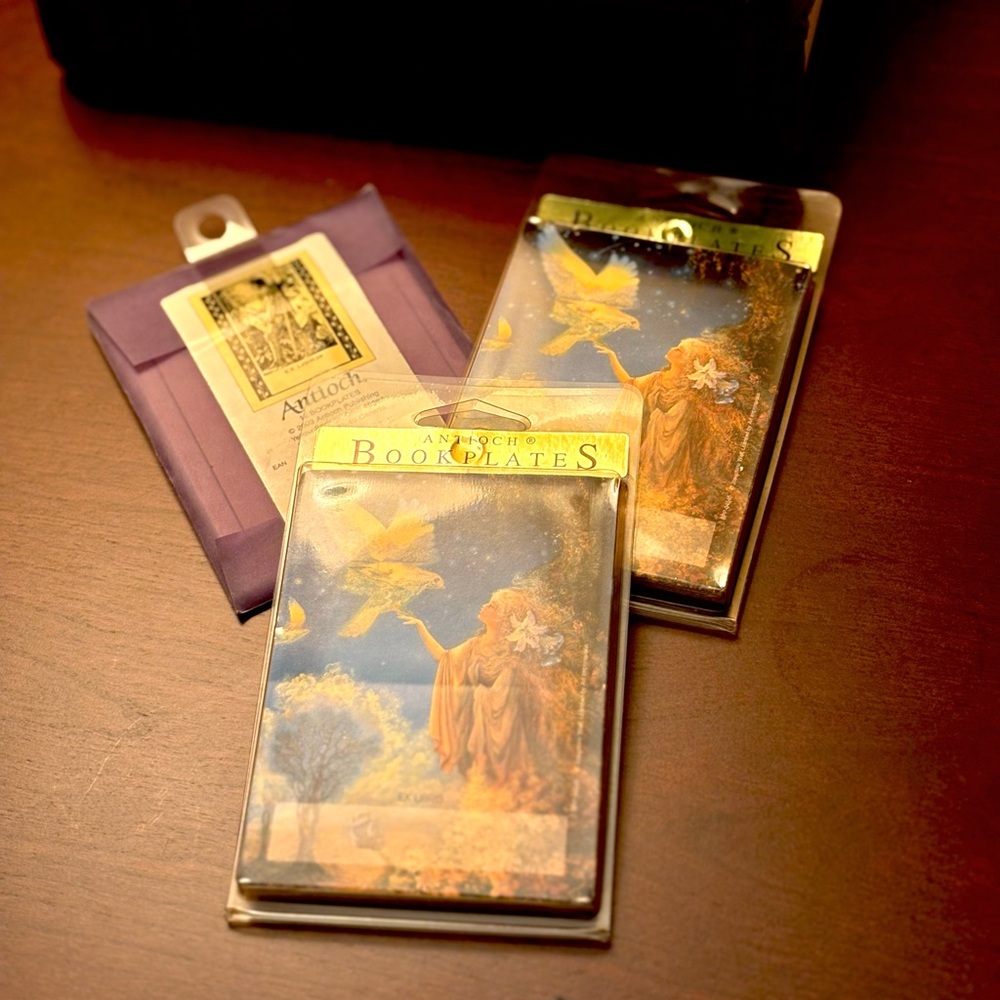 36 Bookplates for Books/Scrapbooking/Diaries/ Angels/Medieval Motif